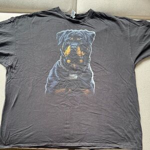Y2K Rottweiler Dog Tshirt